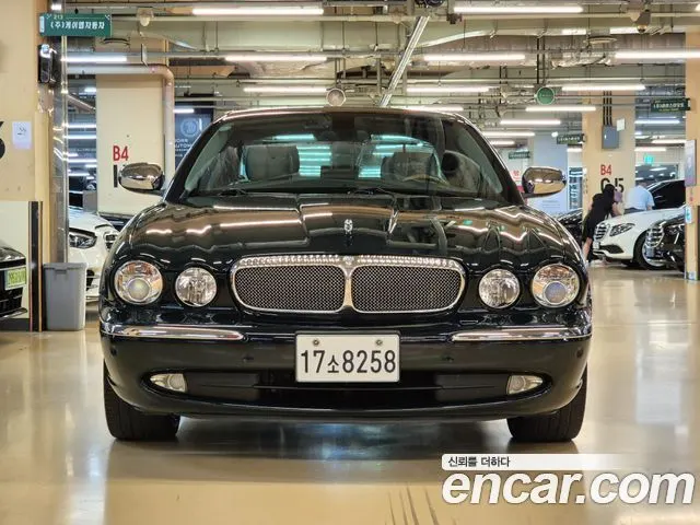 JAGUAR NEW XJ 2007 — 270 000 км, зелёный, Корея — под ключ — фото 2