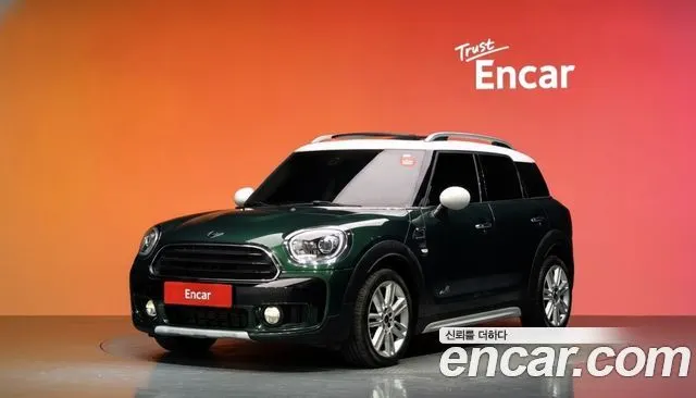 MINI COOPER D COUNTRYMAN 2018 — 125 766 км, тёмно-зелёный, Корея — под ключ — фото 2