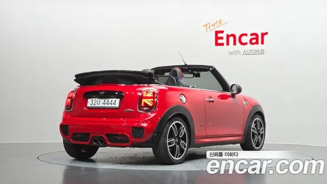 MINI COOPER S CONVERTIBLE 2019 — 92 163 км, красный, Корея — под ключ — фото 2