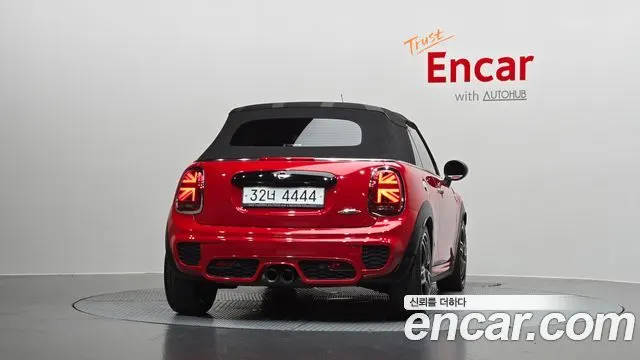 MINI COOPER S CONVERTIBLE 2019 — 92 163 км, красный, Корея — под ключ — фото 4
