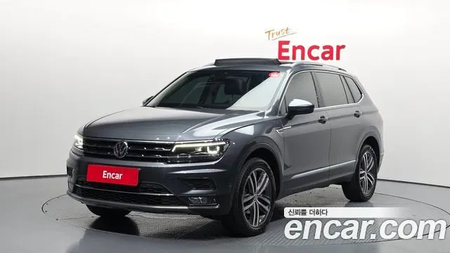VOLKSWAGEN TIGUAN ALLSPACE 2020 — 39 151 км, серый, Корея — под ключ — фото 1