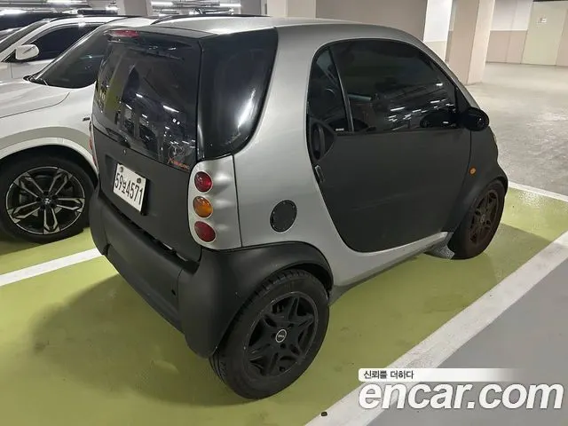 SMART FORTWO COUPE 2001 — 179 300 км, чёрный, Корея — под ключ — фото 2