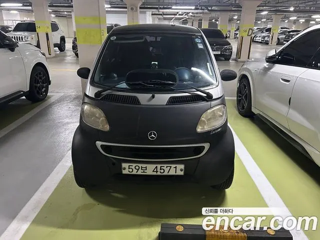 SMART FORTWO COUPE 2001 — 179 300 км, чёрный, Корея — под ключ — фото 3