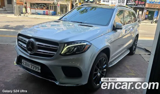 MERCEDES-BENZ GLS-CLASS X166 2017 — 124 000 км, серебристый, Корея — под ключ — фото 1