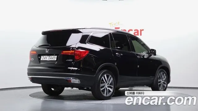 HONDA PILOT 2016 — 56 363 км, чёрный, Корея — под ключ — фото 1