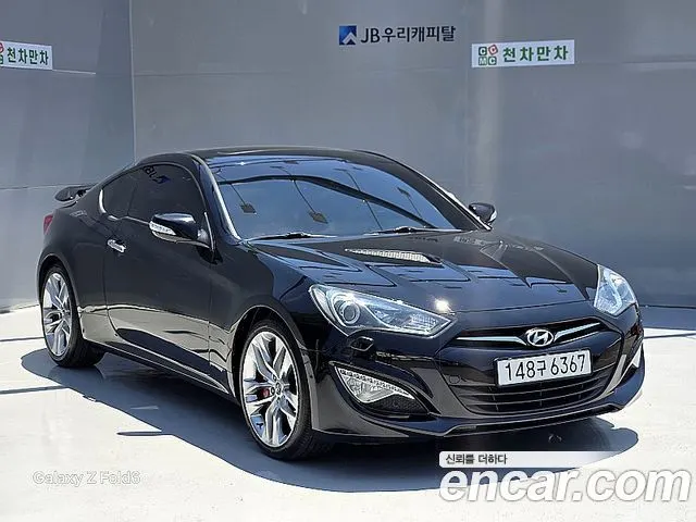 HYUNDAI GENESIS COUPE 2014 — 142 859 км, чёрный, Корея — под ключ — фото 1