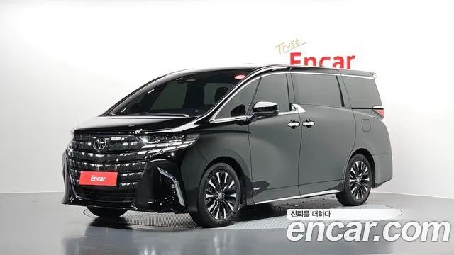 TOYOTA ALPHARD 2025 — 27 445 км, чёрный, Корея — под ключ — фото 1