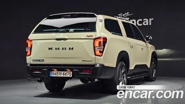 KGM REXTON SPORTS KHAN 2024 — 7 060 км, белый-перламутр, Корея — под ключ — фото 2