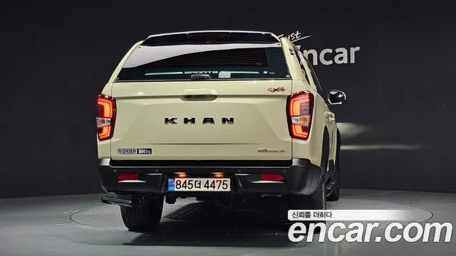 KGM REXTON SPORTS KHAN 2024 — 7 060 км, белый-перламутр, Корея — под ключ — фото 4