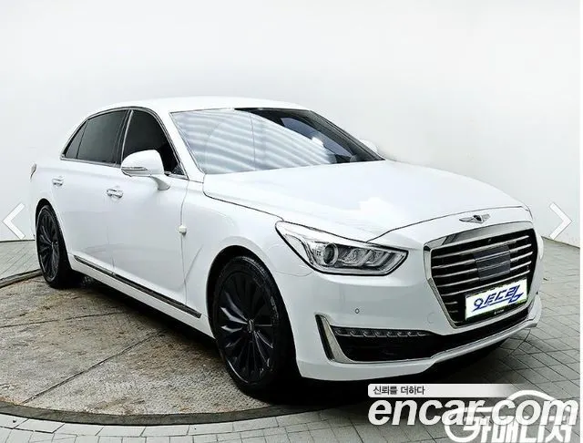 GENESIS EQ900 2016 — 159 000 км, белый, Корея — под ключ — фото 2