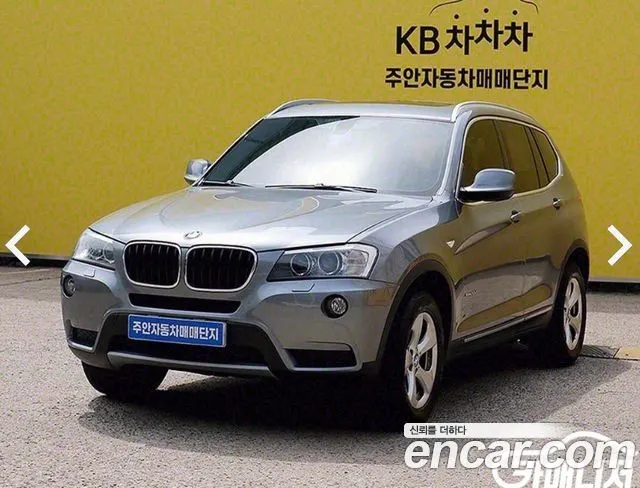 BMW X3 2013 — 156 000 км, серый, Корея — под ключ — фото 2