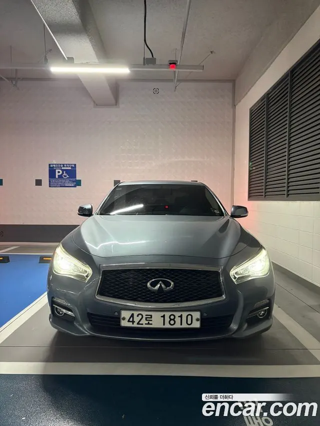 INFINITI Q50 2014 — 94 000 км, серебристый, Корея — под ключ — фото 3