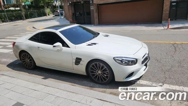 MERCEDES-BENZ SL-CLASS 2017 — 30 700 км, белый, Корея — под ключ — фото 2