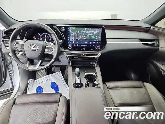 LEXUS RX350H 2023 — 97 270 км, серебристо-серый, Корея — под ключ — фото 7