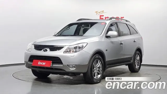 HYUNDAI VERACRUZ 2011 — 124 402 км, серебристо-серый, Корея — под ключ — фото 1