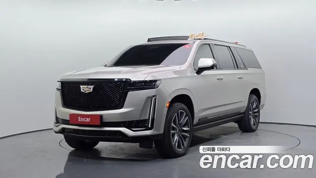 CADILLAC ESCALADE 2023 — 53 436 км, светло-золотистый, Корея — под ключ — фото 1