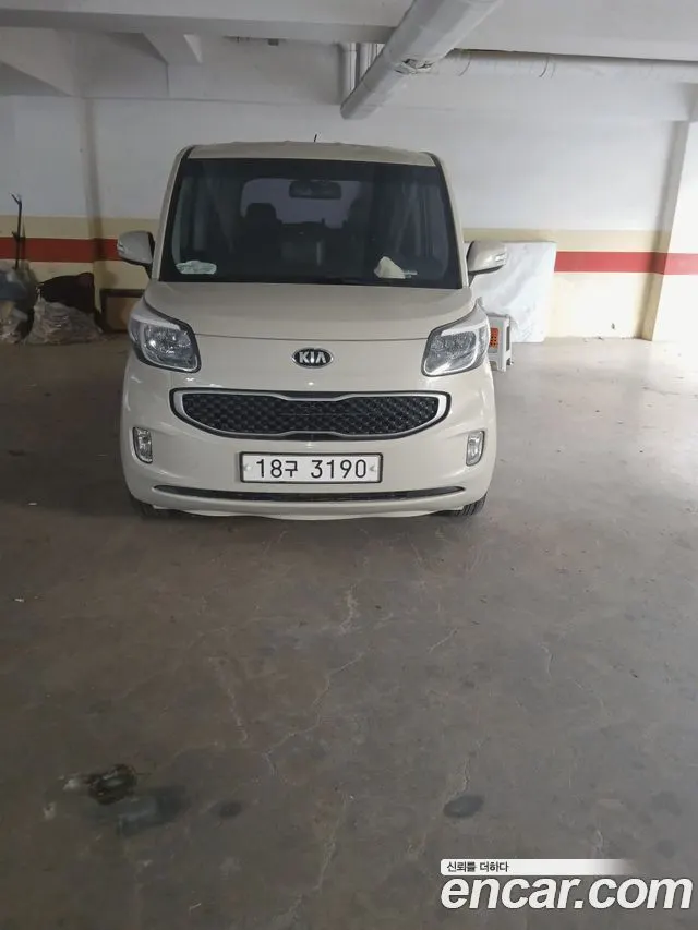 KIA RAY 2017 — 266 832 км, белый-перламутр, Корея — под ключ — фото 1