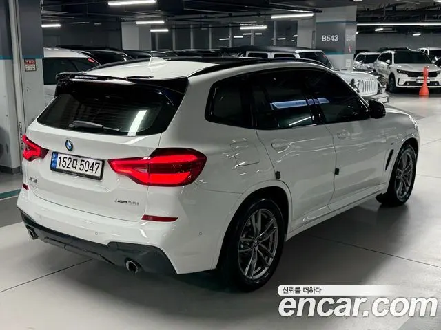 BMW X3 2021 — 139 776 км, белый, Корея — под ключ — фото 4