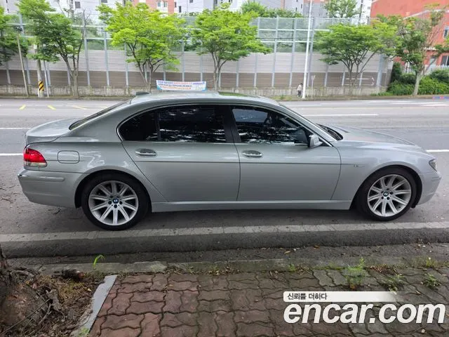 BMW 7 SERIES 2007 — 68 000 км, серебристый, Корея — под ключ — фото 5