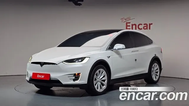 TESLA MODEL X 2020 — 132 243 км, белый, Корея — под ключ — фото 1