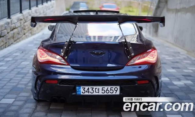 HYUNDAI GENESIS COUPE 2012 — 136 277 км, синий, Корея — под ключ — фото 4