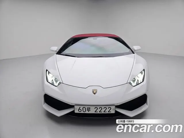 LAMBORGHINI HURACAN 2017 — 30 500 км, белый, Корея — под ключ — фото 1