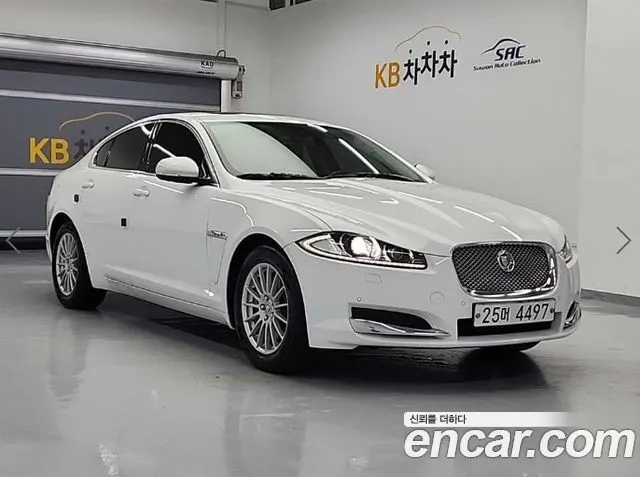 JAGUAR NEW XF 2013 — 83 100 км, белый, Корея — под ключ — фото 4