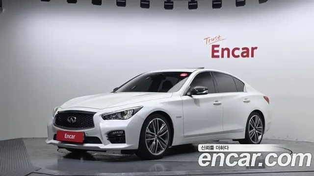 INFINITI Q50 2015 — 80 837 км, белый, Корея — под ключ — фото 1