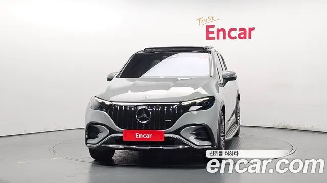 MERCEDES-BENZ EQE SUV X294 2023 — 71 516 км, серебристо-серый, Корея — под ключ — фото 3