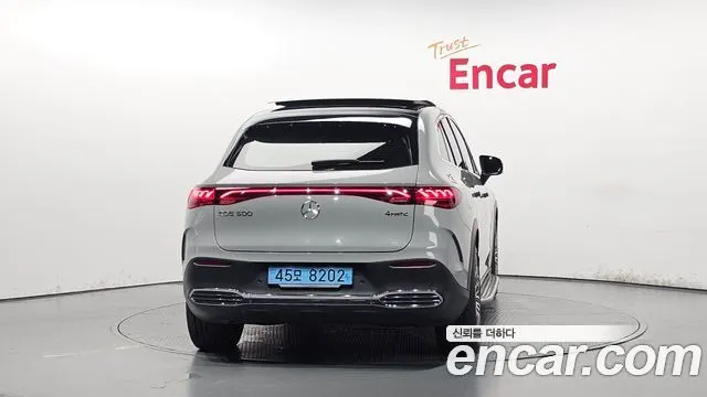 MERCEDES-BENZ EQE SUV X294 2023 — 71 516 км, серебристо-серый, Корея — под ключ — фото 4