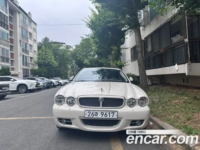 JAGUAR NEW XJ 2008 — 89 000 км, белый-перламутр, Корея — под ключ — фото 3