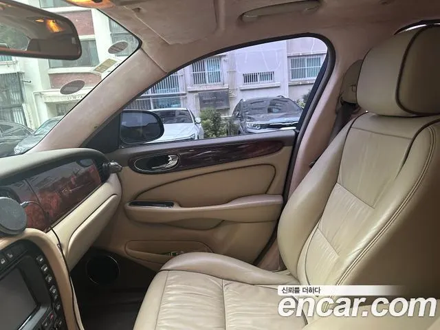 JAGUAR NEW XJ 2008 — 89 000 км, белый-перламутр, Корея — под ключ — фото 7