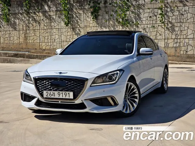 HYUNDAI GENESIS DH 2015 — 261 664 км, белый, Корея — под ключ — фото 3