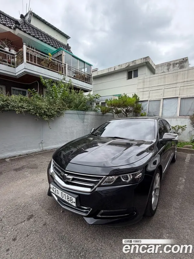 CHEVROLET IMPALA 2016 — 138 000 км, чёрный, Корея — под ключ — фото 3
