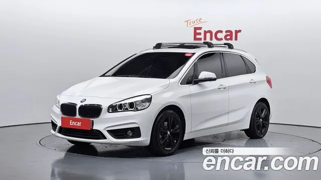 BMW 2 SERIES ACTIVE TOURER 2016 — 92 499 км, белый, Корея — под ключ — фото 1
