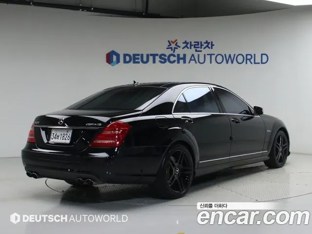 MERCEDES-BENZ S-CLASS W221 2008 — 75 000 км, чёрный, Корея — под ключ — фото 2