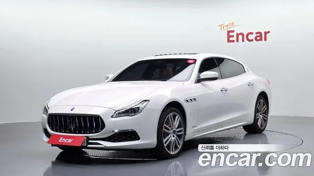 MASERATI QUATTROPORTE 2018 — 16 715 км, белый, Корея — под ключ — фото 1