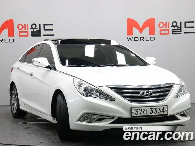 HYUNDAI SONATA THE BRILLIANT 2013 — 240 500 км, белый, Корея — под ключ — фото 2
