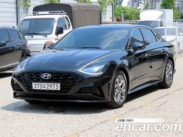HYUNDAI SONATA 2022 — 128 080 км, чёрный, Корея — под ключ — фото 2