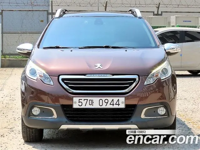 PEUGEOT 2008 2016 — 79 837 км, коричневый, Корея — под ключ — фото 1
