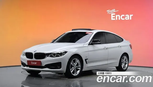 BMW 3 SERIES GT 2018 — 92 759 км, белый, Корея — под ключ — фото 2