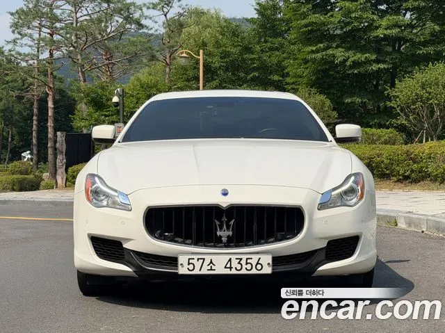 MASERATI QUATTROPORTE 2014 — 55 515 км, белый, Корея — под ключ — фото 2