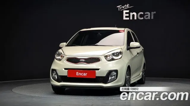 KIA MORNING 2015 — 106 370 км, белый-перламутр, Корея — под ключ — фото 3