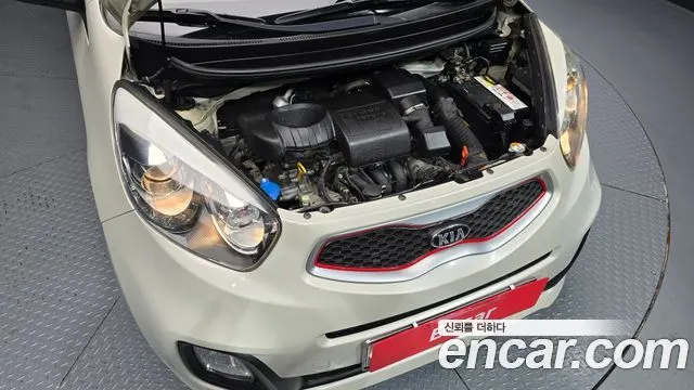 KIA MORNING 2015 — 106 370 км, белый-перламутр, Корея — под ключ — фото 6
