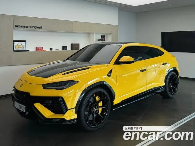 LAMBORGHINI URUS 2024 — 9 800 км, жёлтый, Корея — под ключ — фото 11