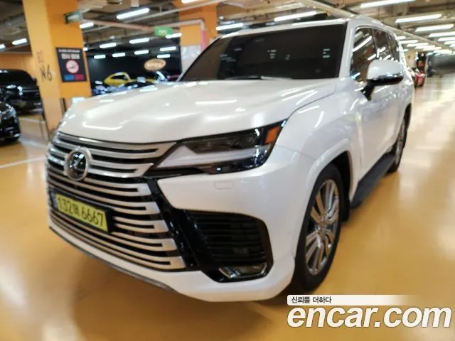 LEXUS LX 2025 — 21 000 км, белый-перламутр, Корея — под ключ — фото 2