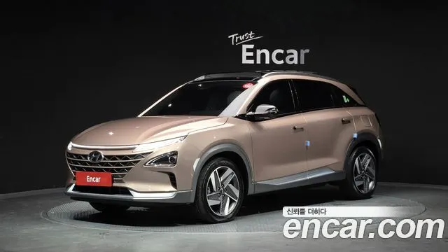 HYUNDAI NEXO 2024 — 34 138 км, светло-золотистый, Корея — под ключ — фото 1