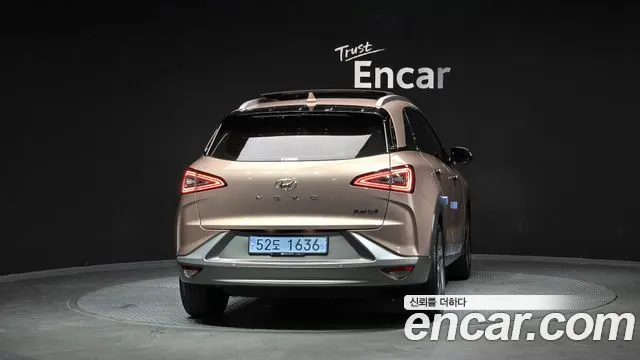 HYUNDAI NEXO 2024 — 34 138 км, светло-золотистый, Корея — под ключ — фото 4