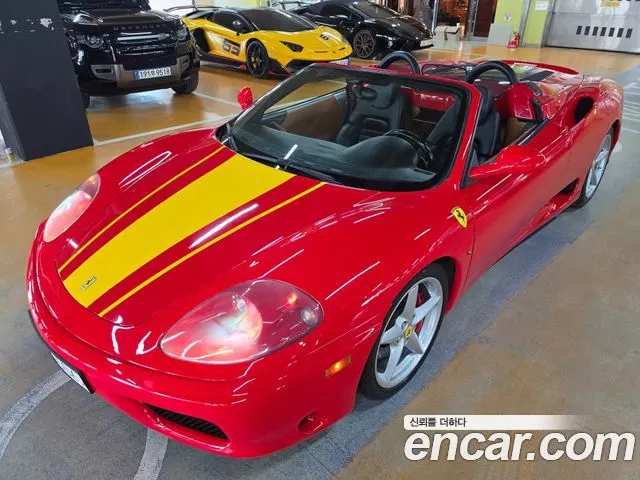 FERRARI 360 2003 — 84 600 км, красный, Корея — под ключ — фото 1