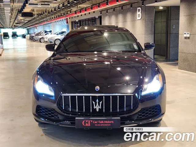 MASERATI QUATTROPORTE 2017 — 96 800 км, чёрный, Корея — под ключ — фото 3